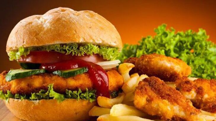 Škodljiva hitra hrana